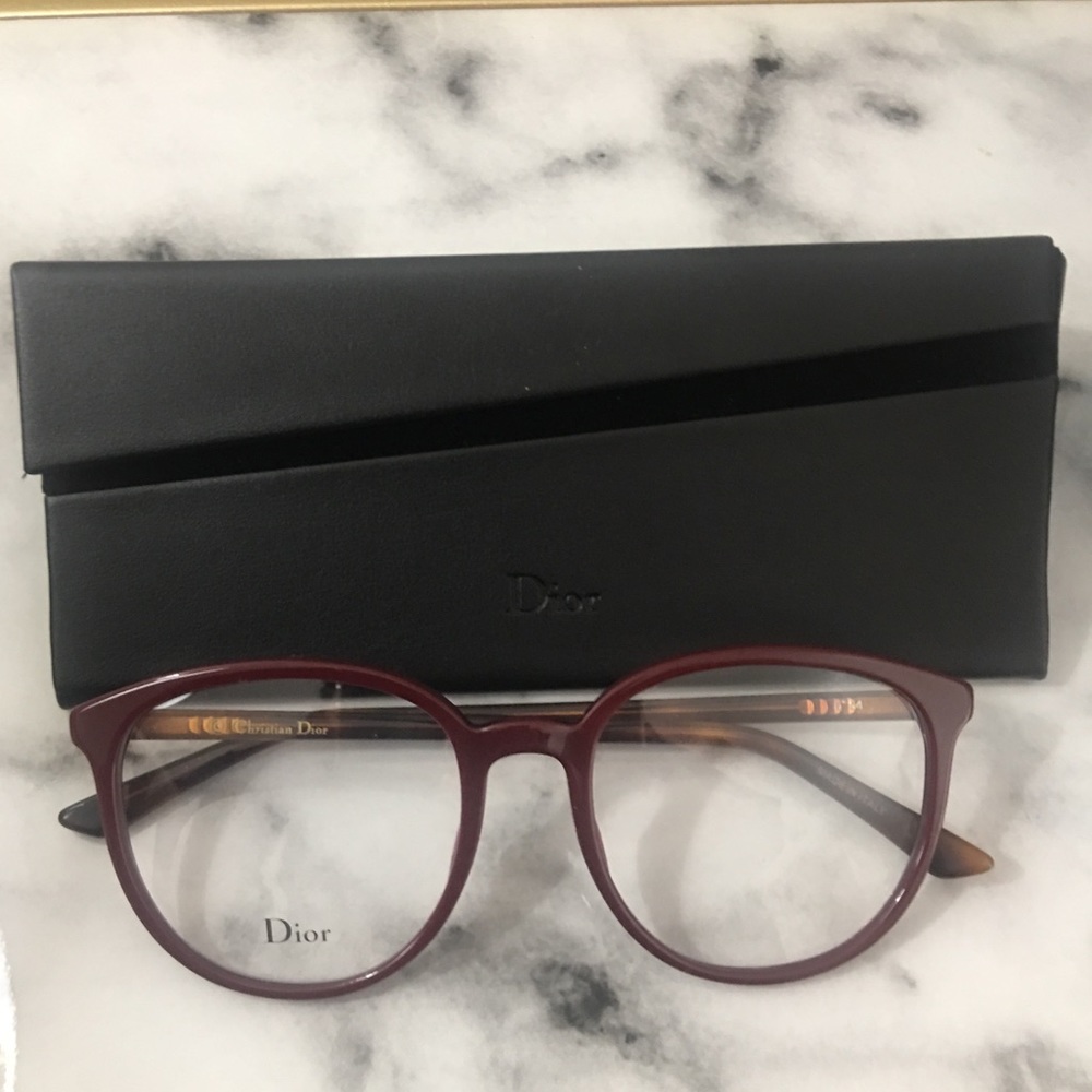 New Dior eyeglasses.